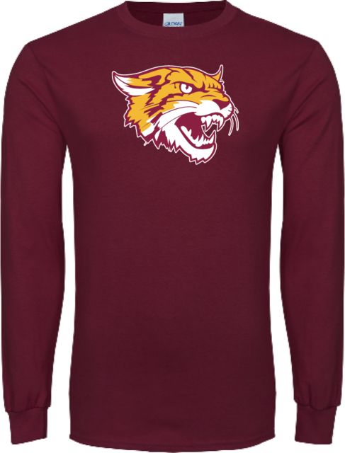 Bethune Cookman Long Sleeve T Shirt Wildcat Head - ONLINE ONLY