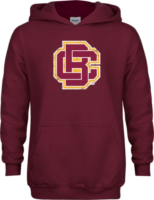 Bethune Cookman Youth Fleece Hoodie Primary Mark Distressed - ONLINE ONLY