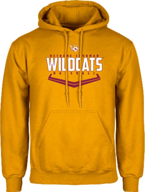 Bethune Cookman Fleece Hoodie Baseball Abstract Plate Design - ONLINE ONLY