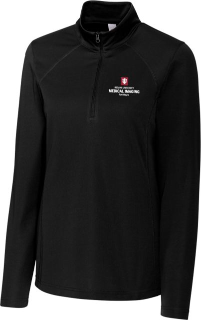 Indiana C&B Womens Clique Ice Pique Half Zip Indiana University Medical Imaging Fort Wayne Stacked - ONLINE ONLY