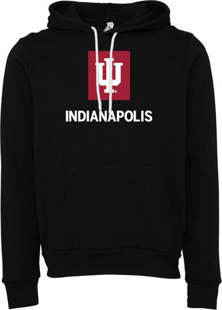 Indiana Bella + Canvas Fleece Hood IU Indianapolis - ONLINE ONLY