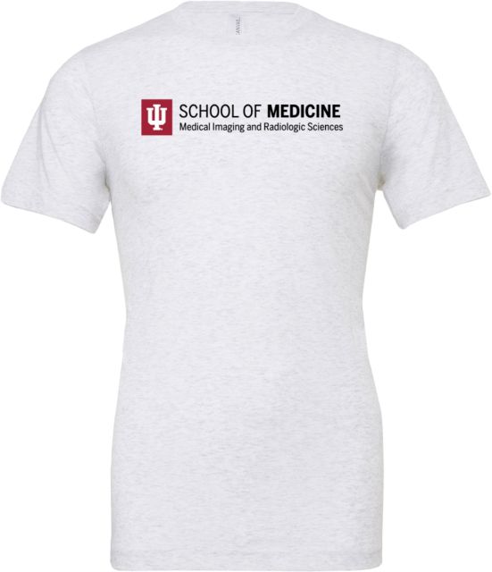Indiana Bella + Canvas Ash Jersey Cotton T Shirt IU Fort Wayne Medical Imaging and Radiologic Sciences Horizontal - ONLINE ONLY