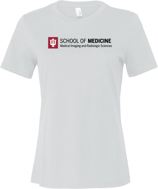 Indiana Bella + Canvas Womens Relaxed Cotton T Shirt IU Fort Wayne Medical Imaging and Radiologic Sciences Horizontal - ONLINE ONLY