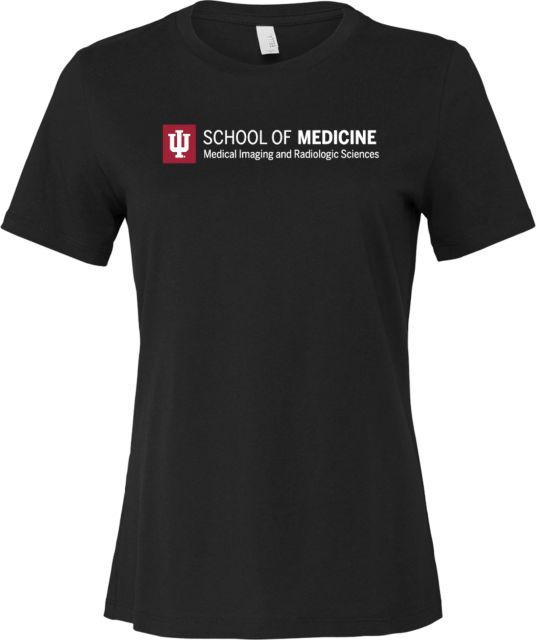 Indiana Bella + Canvas Womens Relaxed Cotton T Shirt IU Fort Wayne Medical Imaging and Radiologic Sciences Horizontal - ONLINE ONLY