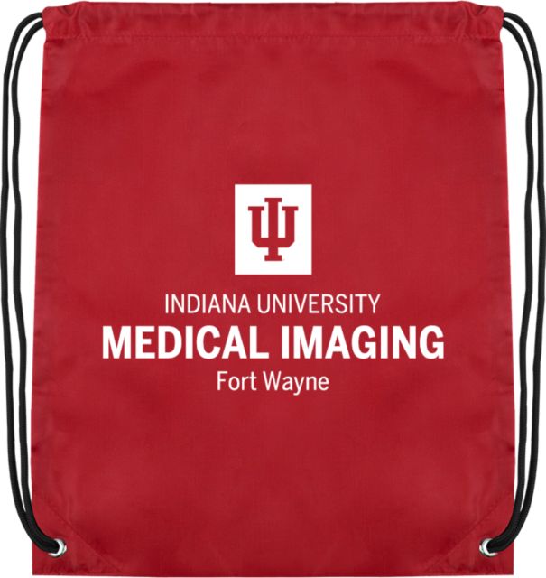 Indiana Drawstring Backpack Indiana University Medical Imaging Fort Wayne Stacked - ONLINE ONLY