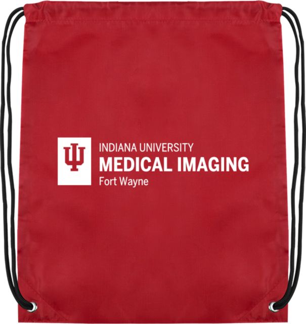 Indiana Drawstring Backpack Indiana University Medical Imaging Fort Wayne Horizontal - ONLINE ONLY