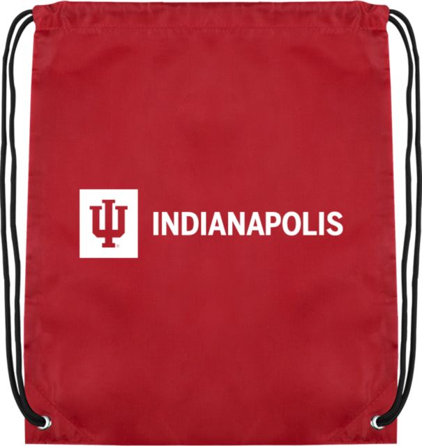 Indiana Cardinal Drawstring Backpack IU Indianapolis Horizontal - ONLINE ONLY