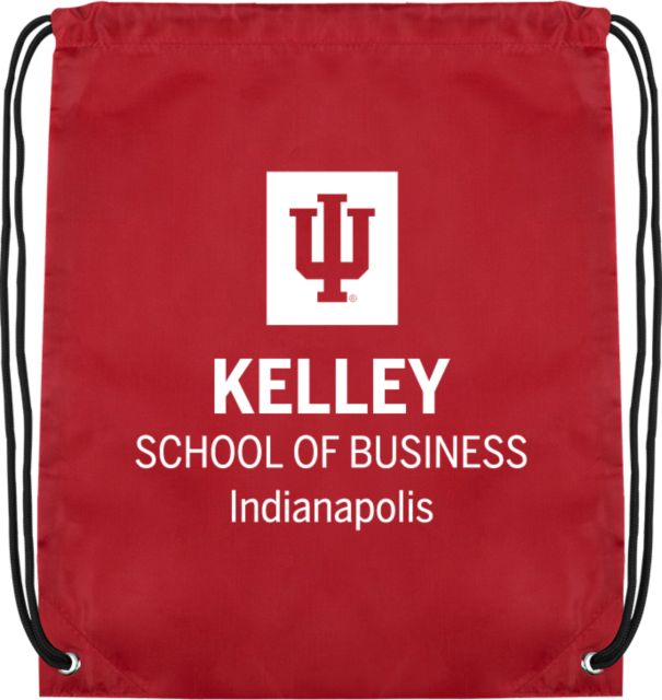Indiana Cardinal Drawstring Backpack IU Indianapolis Kelley School of Business - ONLINE ONLY