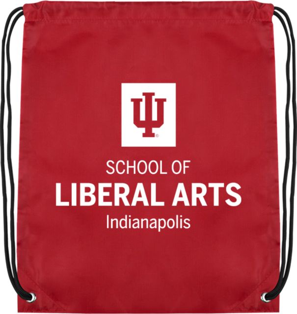 Indiana Cardinal Drawstring Backpack IU Indianapolis School of Liberal Arts - ONLINE ONLY
