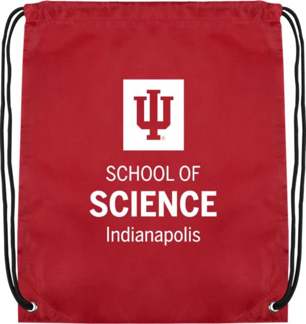 Indiana Cardinal Drawstring Backpack IU Indianapolis School of Science - ONLINE ONLY
