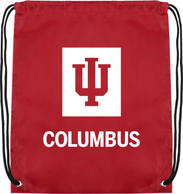 Indiana Cardinal Drawstring Backpack IU Columbus - ONLINE ONLY