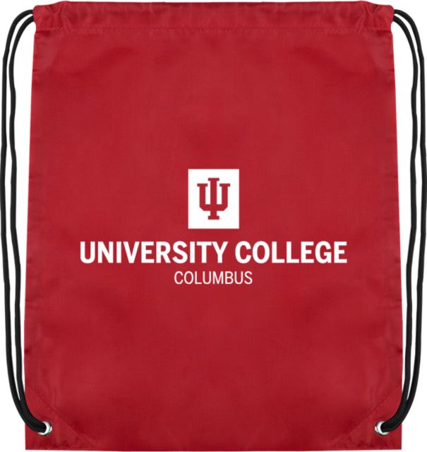 Indiana Cardinal Drawstring Backpack IU Columbus University College - ONLINE ONLY