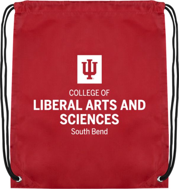 Indiana Drawstring Backpack IU South Bend College of Liberal Arts and Sciences