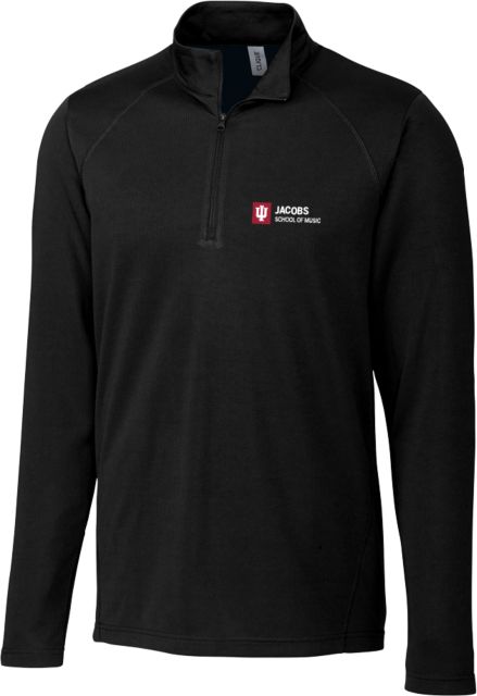 Indiana C&B Clique Ice Pique Half Zip Indiana University Jacobs School of Music Flat - ONLINE ONLY