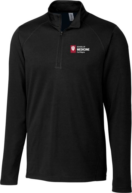 Indiana C&B Clique Ice Pique Half Zip IU Fort Wayne School of Medicine Horizontal - ONLINE ONLY