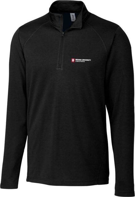 Indiana C&B Clique Ice Pique Half Zip Indiana University School of Medicine Flat - ONLINE ONLY