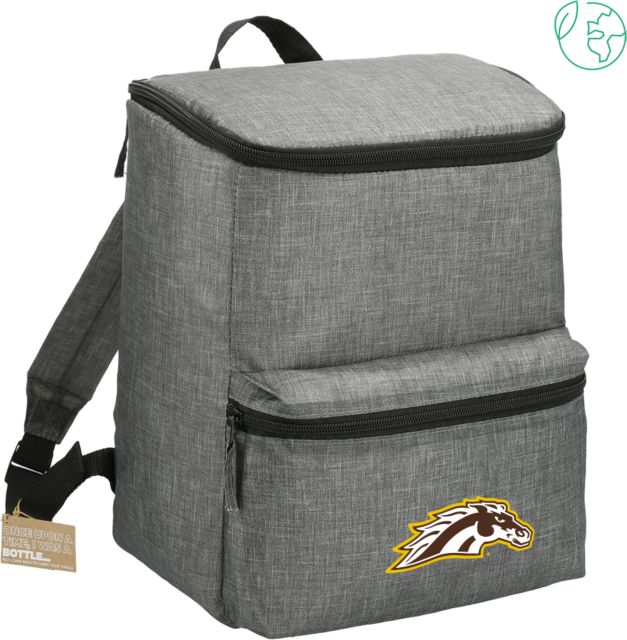 Western Michigan Excursion Recycled 20 Can Backpack Cooler WMU Bronco Head Mascot - ONLINE ONLY