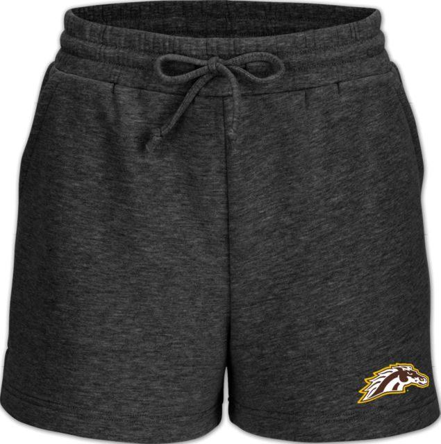 Western Michigan Boxercraft Womens Fleece Short WMU Bronco Head Mascot - ONLINE ONLY