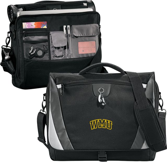Western Michigan Slope Computer Messenger Bag Arched WMU - ONLINE ONLY