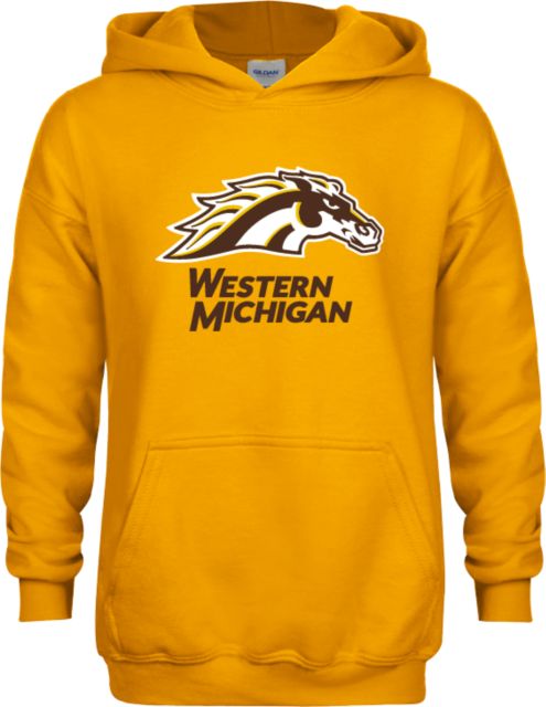 : Western Michigan University Official Football Youth Long Sleeve  T Shirt, Athletic Heather, Small : Sports & Outdoors