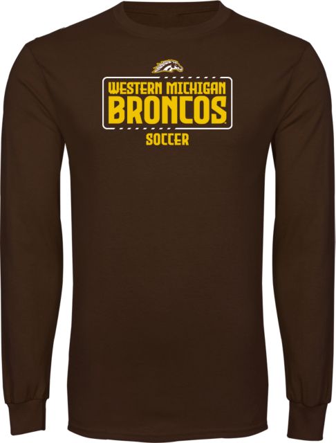 Western Michigan Long Sleeve T Shirt WMU Broncos Soccer - ONLINE ONLY