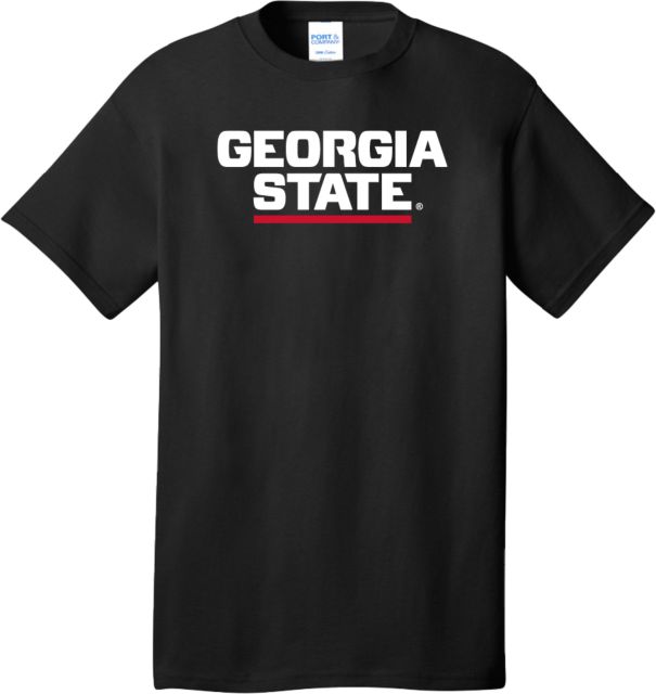 Georgia State Extended T Shirt Stacked Logo - ONLINE ONLY