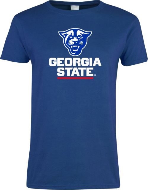 Georgia State Womens Short Sleeve Tee Primary Logo - ONLINE ONLY