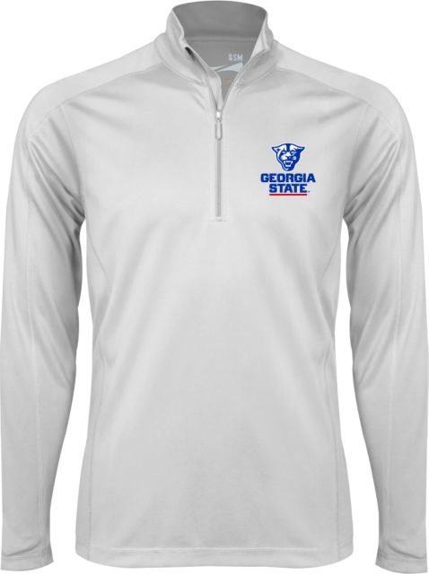 Georgia State Syntrel Interlock 1/4 Zip Primary Logo - ONLINE ONLY