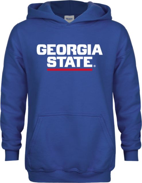 Georgia State Youth Fleece Hoodie Stacked Logo - ONLINE ONLY