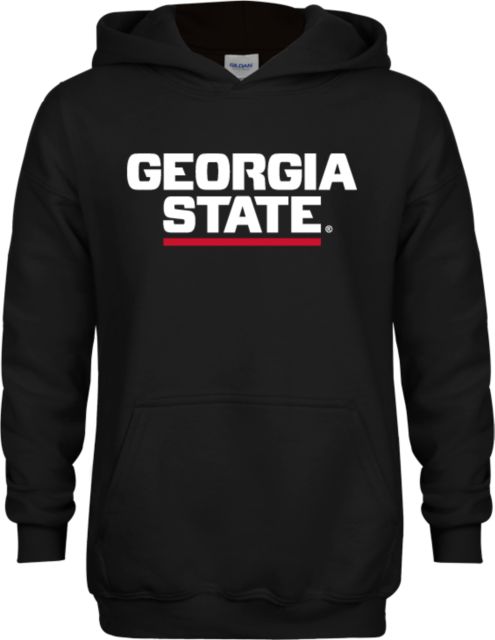 Georgia State Youth Fleece Hoodie Stacked Logo - ONLINE ONLY