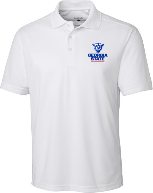 Georgia State Clique Ice Pique Polo Primary Logo - ONLINE ONLY