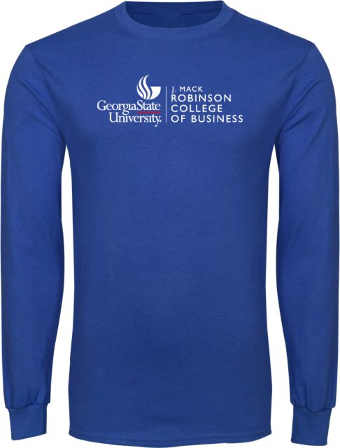 Georgia State Long Sleeve T Shirt Robinson College of Business - ONLINE ONLY