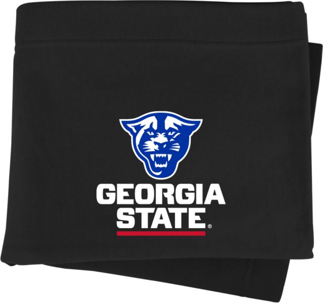 Georgia State Sweatshirt Blanket Primary Logo - ONLINE ONLY