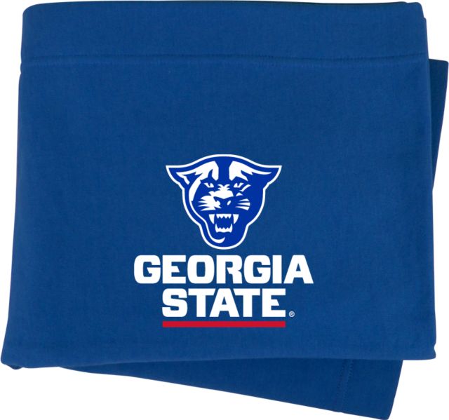 Georgia State Sweatshirt Blanket Primary Logo - ONLINE ONLY