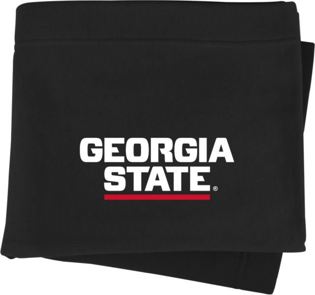 Georgia State Sweatshirt Blanket Stacked Logo - ONLINE ONLY
