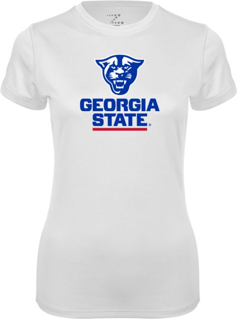 Georgia State Womens Performance Short Sleeve Tee Primary Logo - ONLINE ONLY