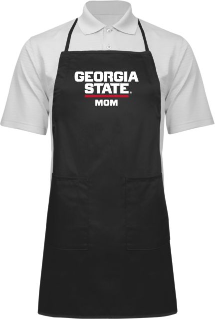 Georgia State Full Length Apron GSU Mom - ONLINE ONLY