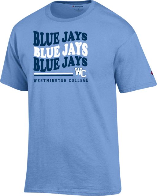Westminster Champion T Shirt Westminster College Jays Repeating - ONLINE ONLY