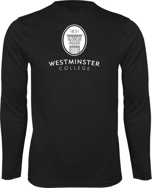 Westminster Performance Long Sleeve Shirt Westminster College Primary Institutional Mark - ONLINE ONLY