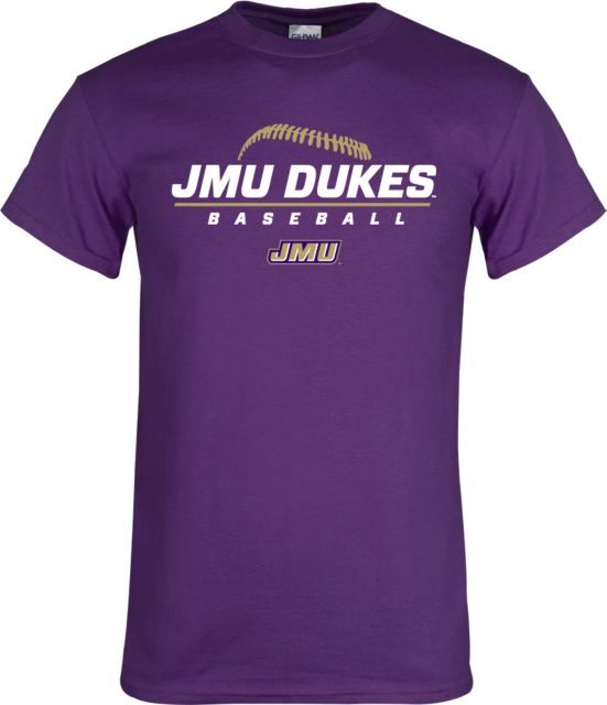 James Madison T-Shirt JMU Dukes Baseball Stacked - ONLINE ONLY