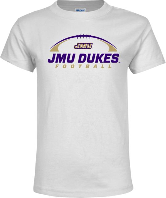 James Madison Youth T-Shirt JMU Dukes Football Under Ball - ONLINE ONLY