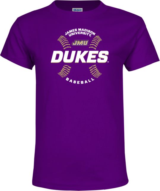 James Madison Youth T-Shirt Dukes Baseball w/ Seams - ONLINE ONLY