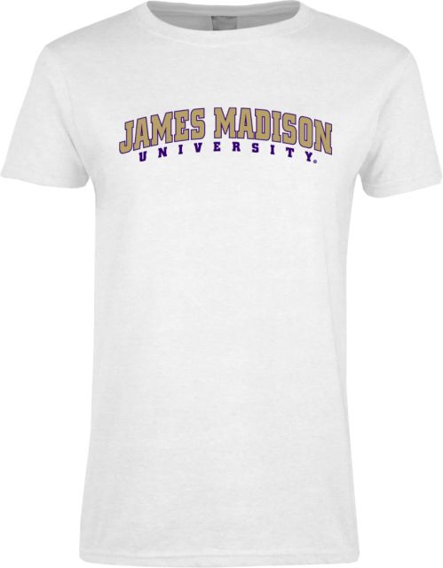 James Madison Ladies T-Shirt James Madison University Arched - ONLINE ONLY
