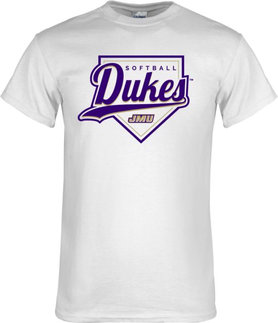 James Madison T-Shirt Dukes Softball Script w/ Plate - ONLINE ONLY