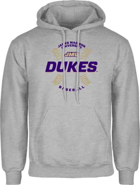 James Madison Fleece Hoodie Dukes Baseball w/ Seams - ONLINE ONLY