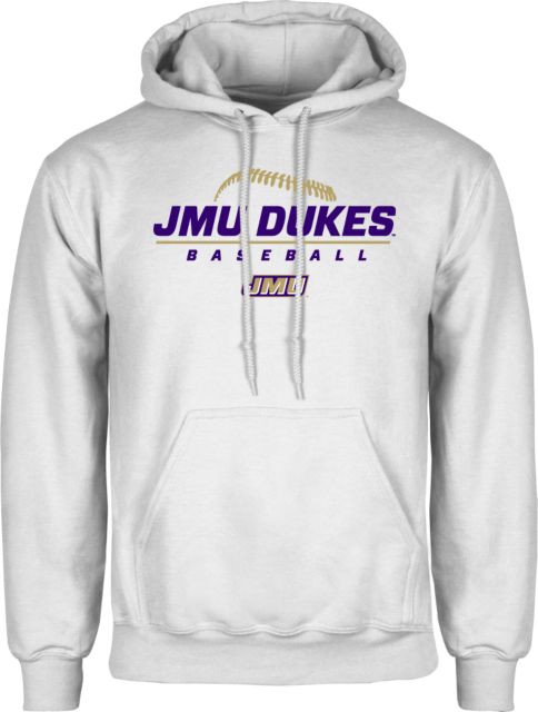James Madison Fleece Hoodie JMU Dukes Baseball Stacked - ONLINE ONLY
