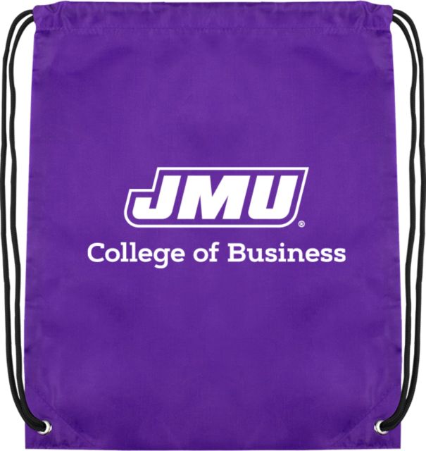 James Madison Drawstring Backpack JMU College of Business - ONLINE ONLY