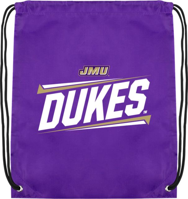 James Madison Drawstring Backpack Dukes Slanted - ONLINE ONLY