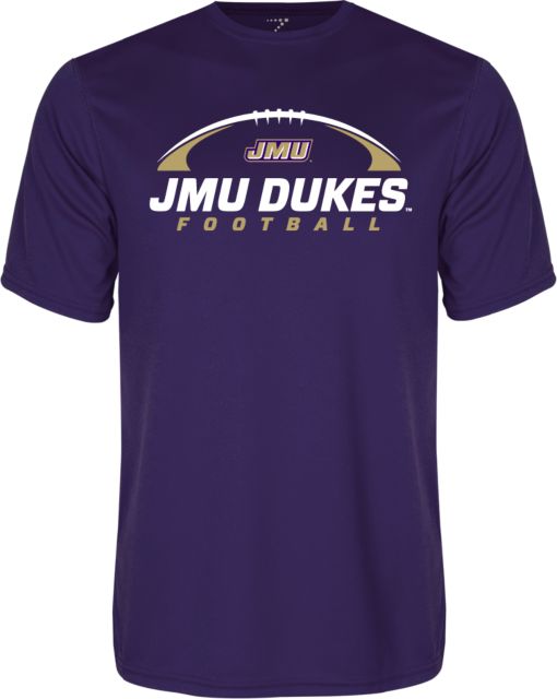 James Madison Syntrel Performance Tee JMU Dukes Football Under Ball - ONLINE ONLY