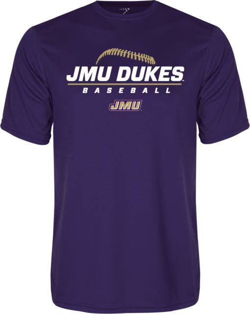 James Madison Syntrel Performance Tee JMU Dukes Baseball Stacked - ONLINE ONLY